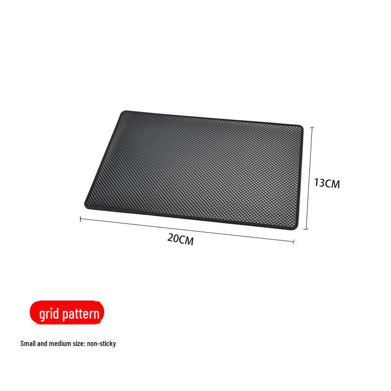 Bil Anti-Slip Matta: Telefonhållare, Prydnader, Förvaring, Solskydd och Värmebeständighet.