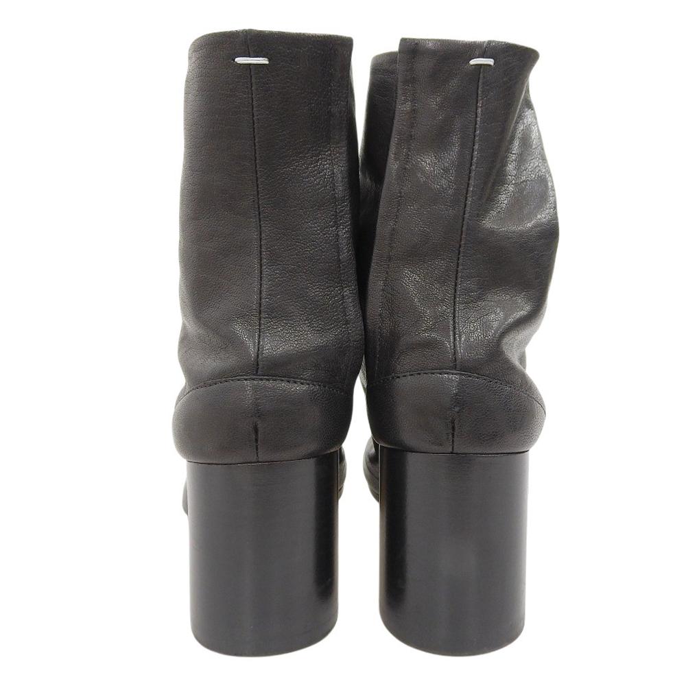 Maison Margiela Excellent condition TABI BOOTS split-toe lambskin vintage leather black size 36 1/2 S58WU0260 shoes 36 1/2 blackUsed