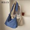 IELGY Lazy Style Tote Bag Canvas Commuter One Shoulder Large Capacity Loose Feeling
