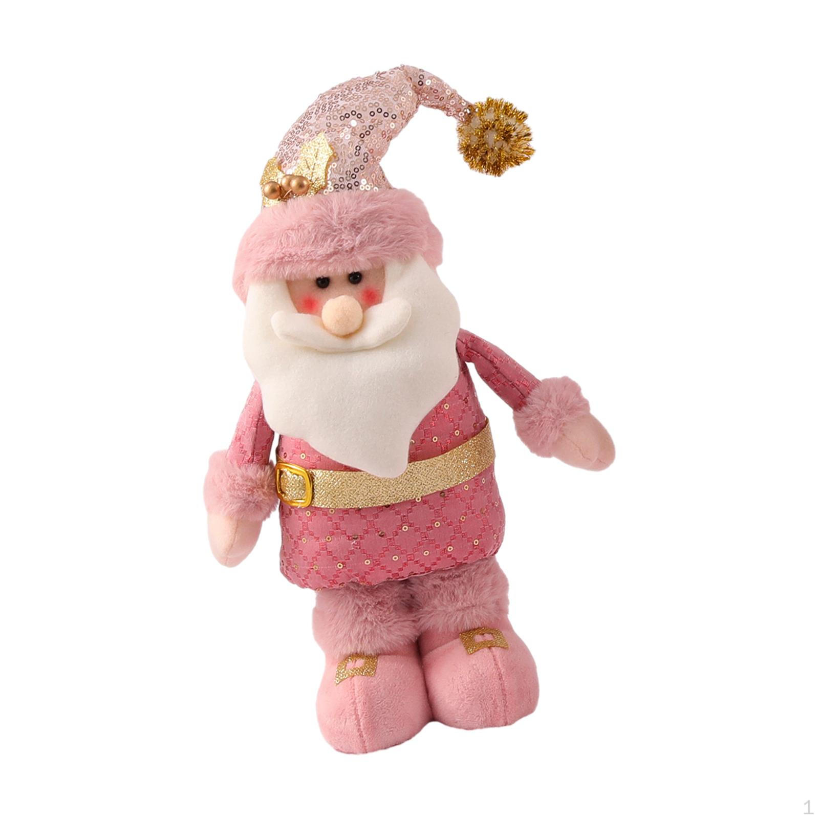 

Christmas Decoration Doll Holiday Ornament Novelty Adorable Showcase Desk Home Indoor Cute Table Santa Claus