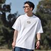 Li Ning Logo Embroidered Round Neck Pullover Short Sleeve T-Shirt Men Tops White YHST183-1