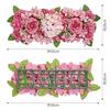 Simulation Long Flower Row Wedding Hotel Banquet Long Table Flower European Arch Trailing Flower Wedding Party Decoration Flower