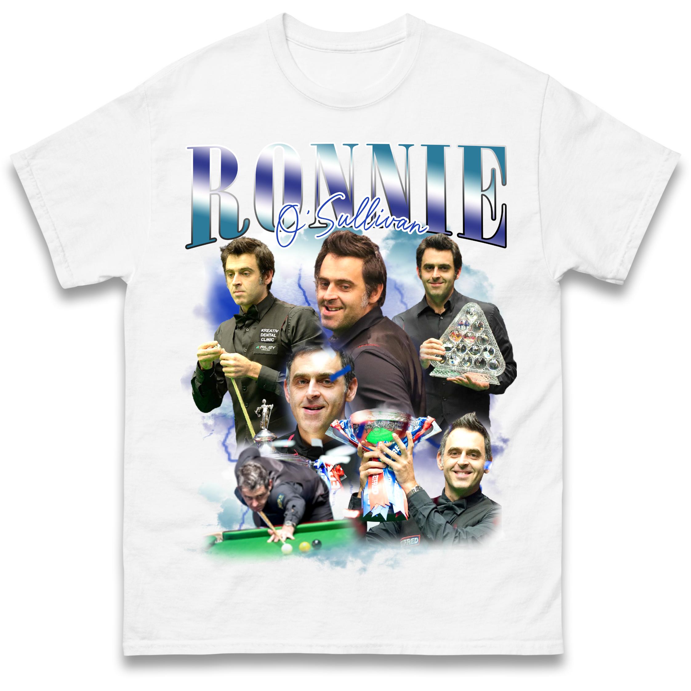 Ronnie O Sullivan T-Shirt Tshirt Mens Womens Tops Unisex Tees 100% Cotton L