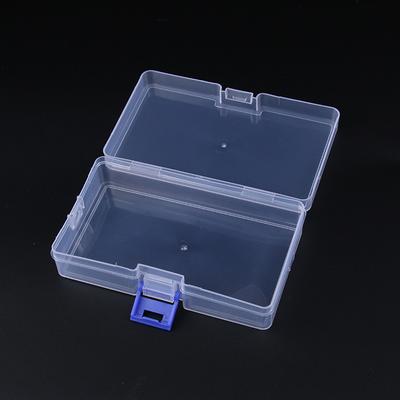 Cutie de depozitare pentru bijuterii, rezistentă la praf, durabilă, container, mini cutie de plastic, cutie dreptunghiulară, cutie translucidă, cutie de ambalare, cutie de depozitare