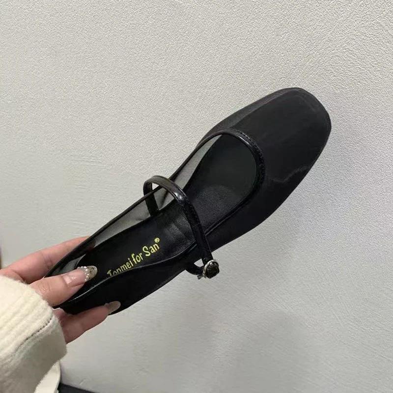 Flats Women Loafers Shoes Designer Casual Mesh Women's Sandals Summer 2025 Fashion Brand Sport Shoes New Cozy Sandalias De Muejr