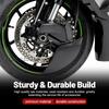 Motorcycle Air Ducts Side Cover For Kawasaki Ninja ZX-6R 2024+ ABS Black Motorcycle Brake Caliper Radiator Brake Disc Cooler