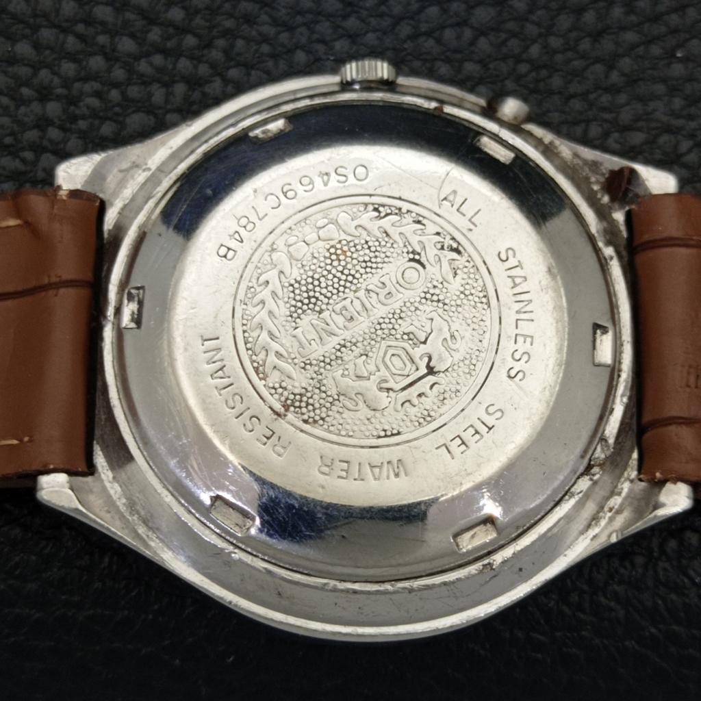 VINTAGE ORIENT AUTOMATIC 46940 JAPAN MENS ORIGINAL DIAL WATCH a701893-5 R207-a701893