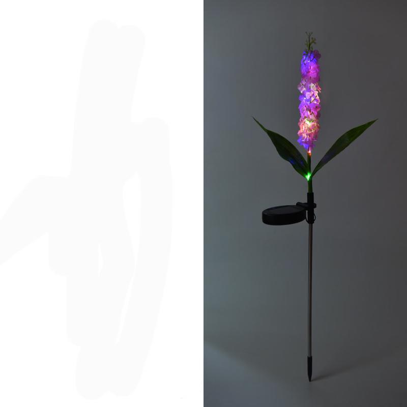 

Pink Hyacinth Outdoor Solar Ground Lights - 3 Pack