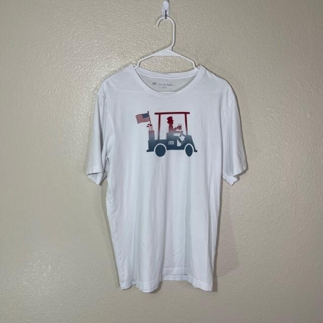 Travis Mathew T Shirt Mens Large Golf Cart Graphic Pima Cotton Tee Logo XXXXL