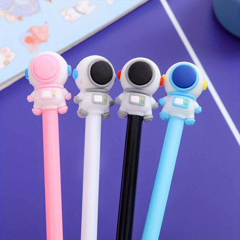 Return To School Season 10pcs 0.5mm Creative Astronaut 3D Neutral Pen Creative Water Pen Stationery Store Astronaut Three-dimensional Neutral Pen