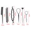 6Pcs/Set Multiple Magic Hair Braided Tool Women Girl Hair Donut Bun Maker Hairpins Twist Hair Clip Styling Tool Hair Accessory