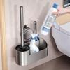 Yiwei No-Drill Wall-Mounted Toilet Brush Set