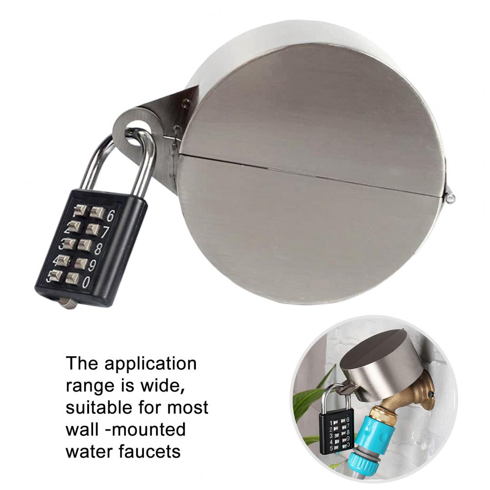 Water Faucet Lock  Useful Stop Unauthorized Water Use Water Faucet Lock  Wear-resistant Faucet Protection Cover