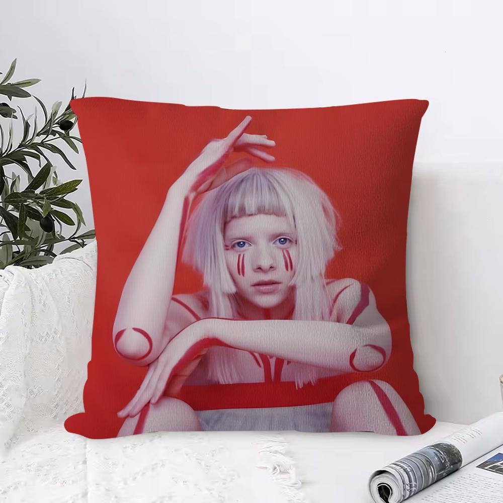 Album A-Aurora Singer Pillow Case Ultra Soft Skin Friendly Fabric Cloud Like Comfort & Concealed Zipper