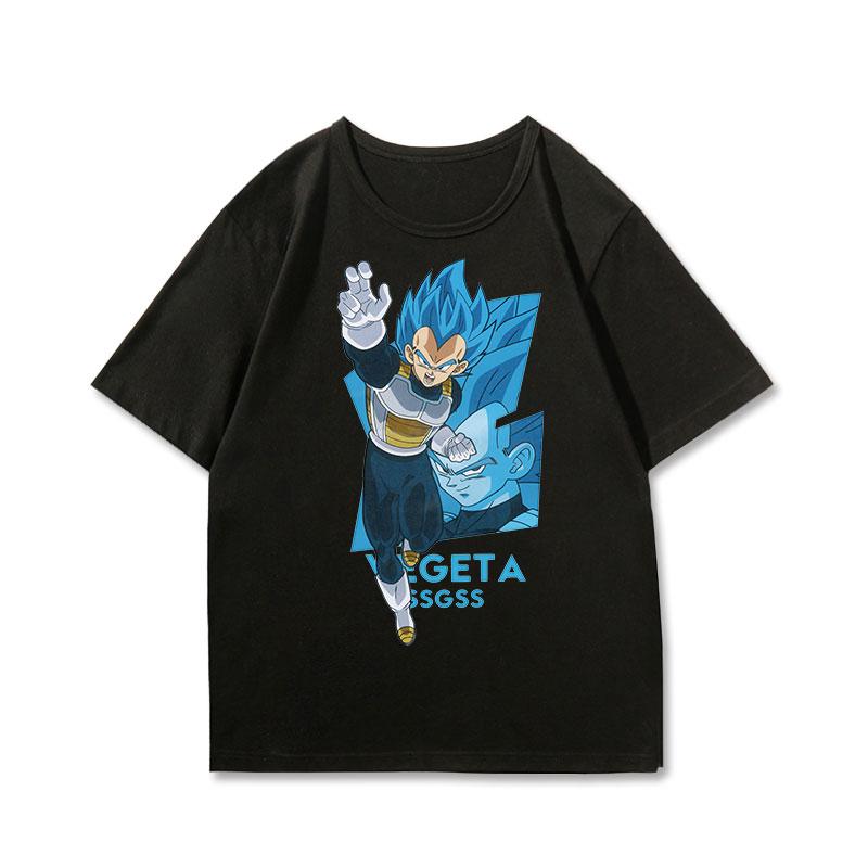 Dragon Ball Joint Shortsleeved Tshirt Mens and Womens Dragon Ball Super Clothes Pure Cotton Tshirt Comfortable and Casual