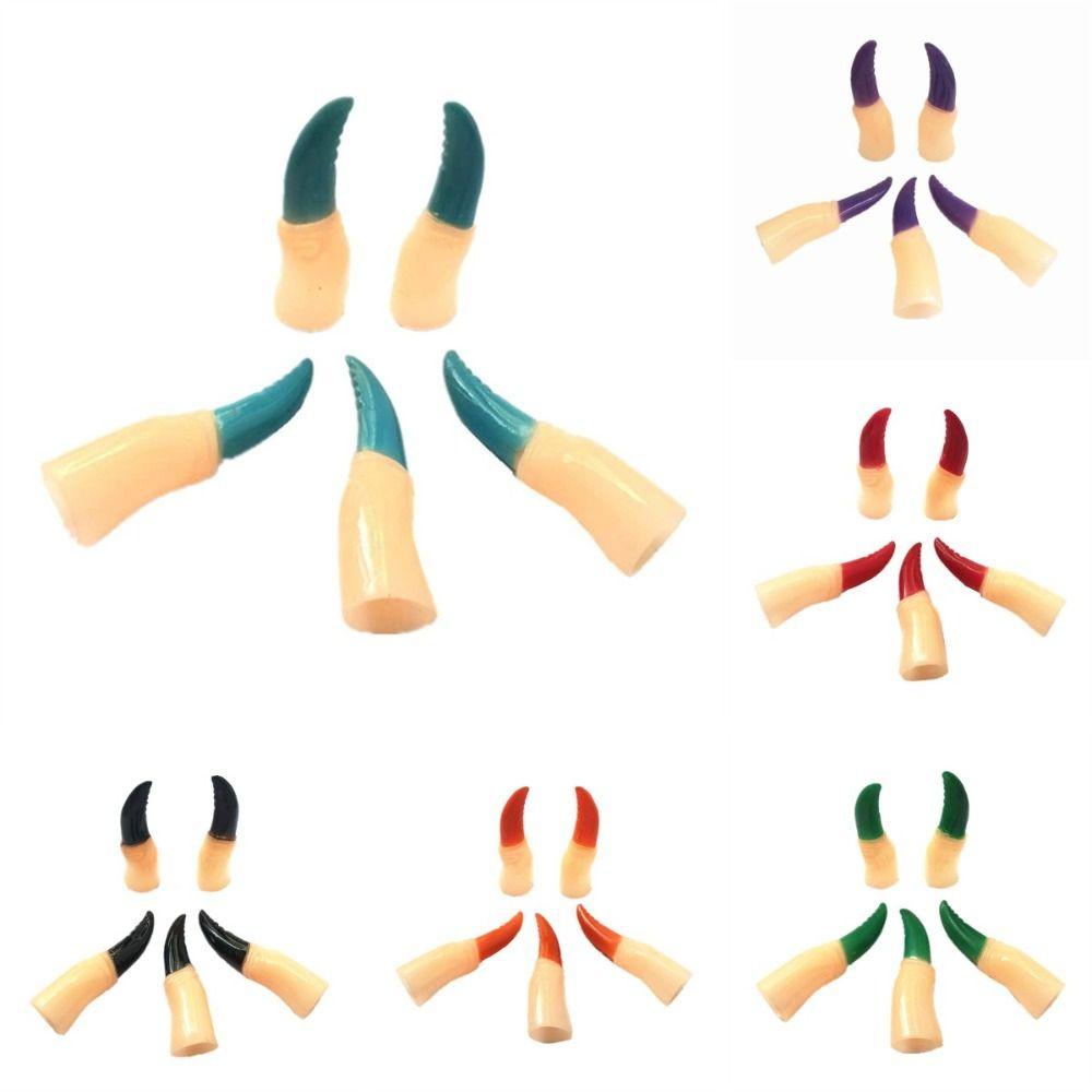 5PCS/set Fake Fingers Zombie Witch Fake Fingers Scary Halloween Finger Covers   Cosplay Party Supply