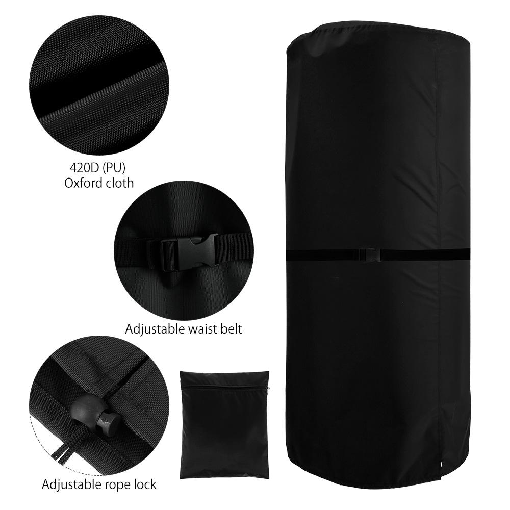Heater Cover Outdoor Patio Furniture Covers Oxford Cloth Waterproof Snowproof Dustproof UV-Resistant Heater Protector for Garden