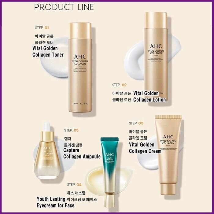 AHC Vital Golden Collagen Youth Total Care Set