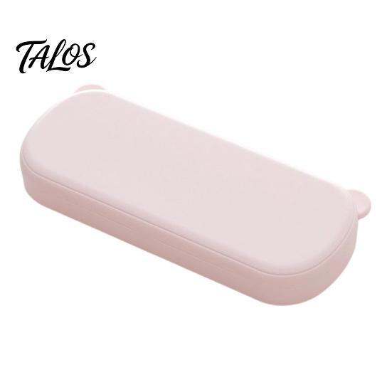 Astuccio con Scomparti, Custodia ad Alta Capacità con Scomparti, Colore Macaron, Custodia in Plastica per Cancelleria, Scatola Scolastica, Portapenne Portatile per Studenti