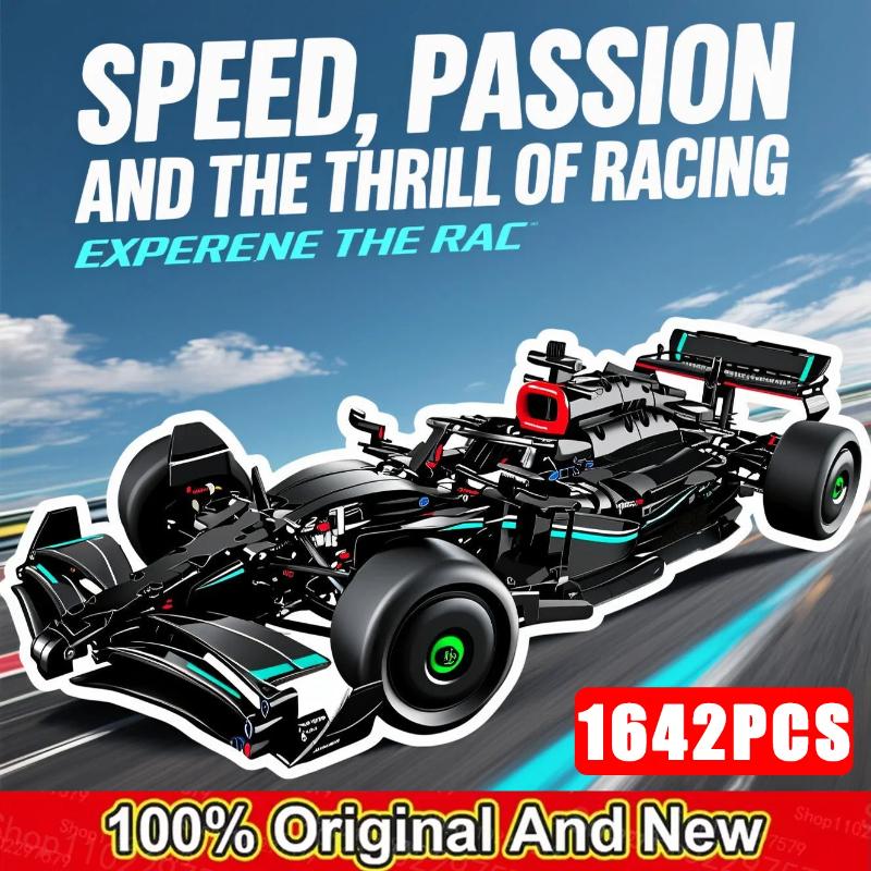 F1 W14 E 42171 Performance Racing Car 1642PCS Build Kits 1:8 Scale Collectible Adult Authentically Detailed Display Model Decors