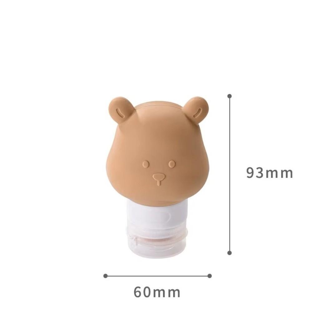 Small Size Portable Containers Leak Proof Refillable Bottles Squeezable Containers for Conditioner