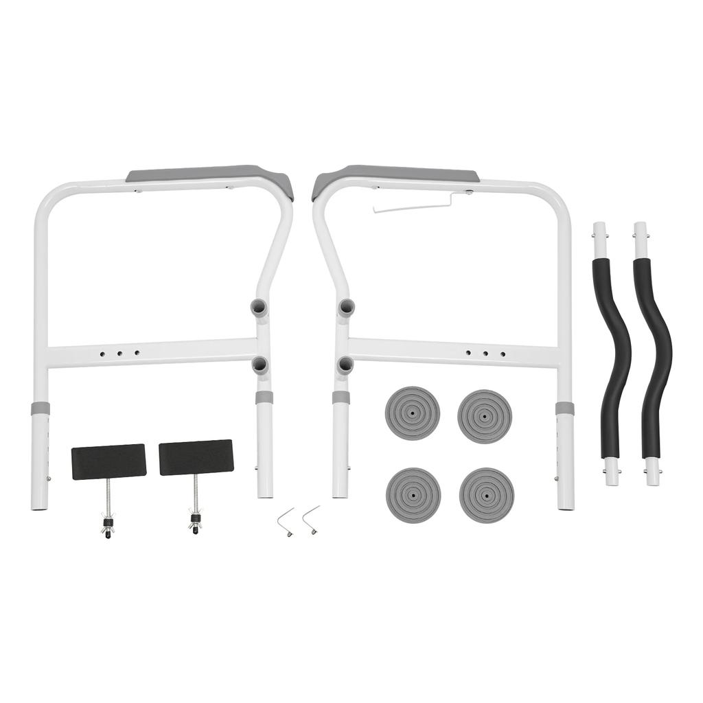 Bathroom Anti-slip Grab Bar Adjustable Toilet Frame Rack Safety Rails Shower Handrail 150kg for seniors, disabilities