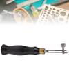 Ebony Handle Adjustable Stainless Steel Edge Creaser Leather Craft Press Hand DIY Tool