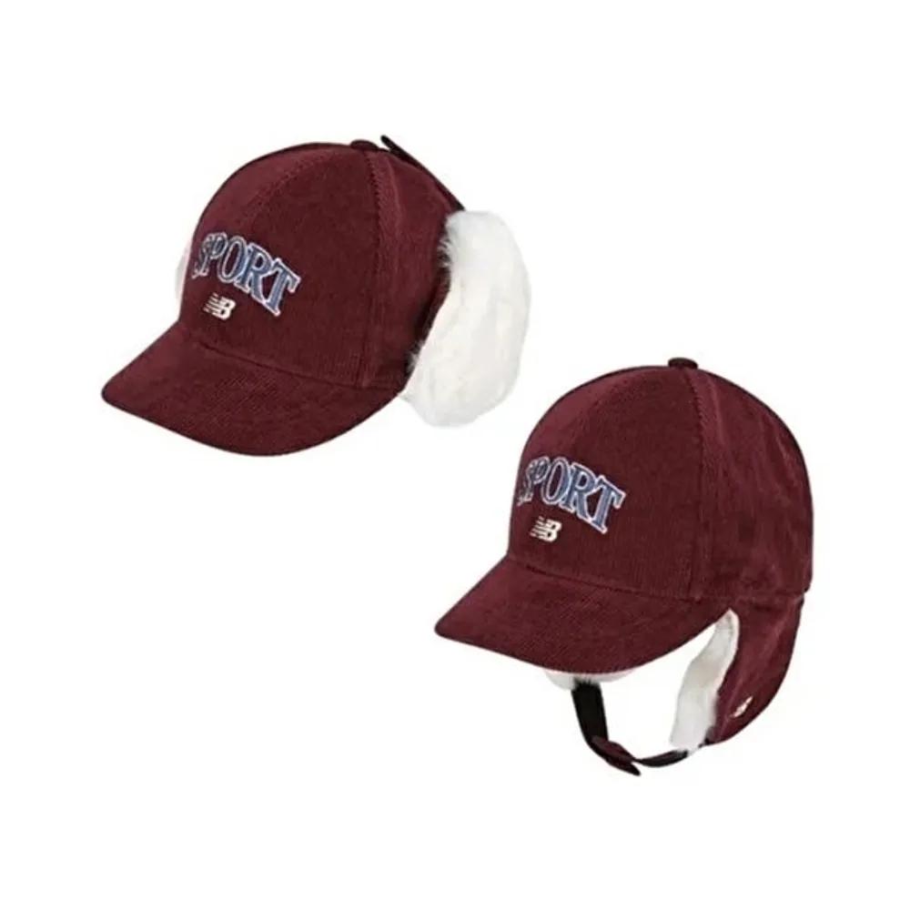 [New Balance] New Balance Kids Corduroy Earflap Cap BB NK8BEF702U 29 35 60 1.NK8BEF702U 29/52