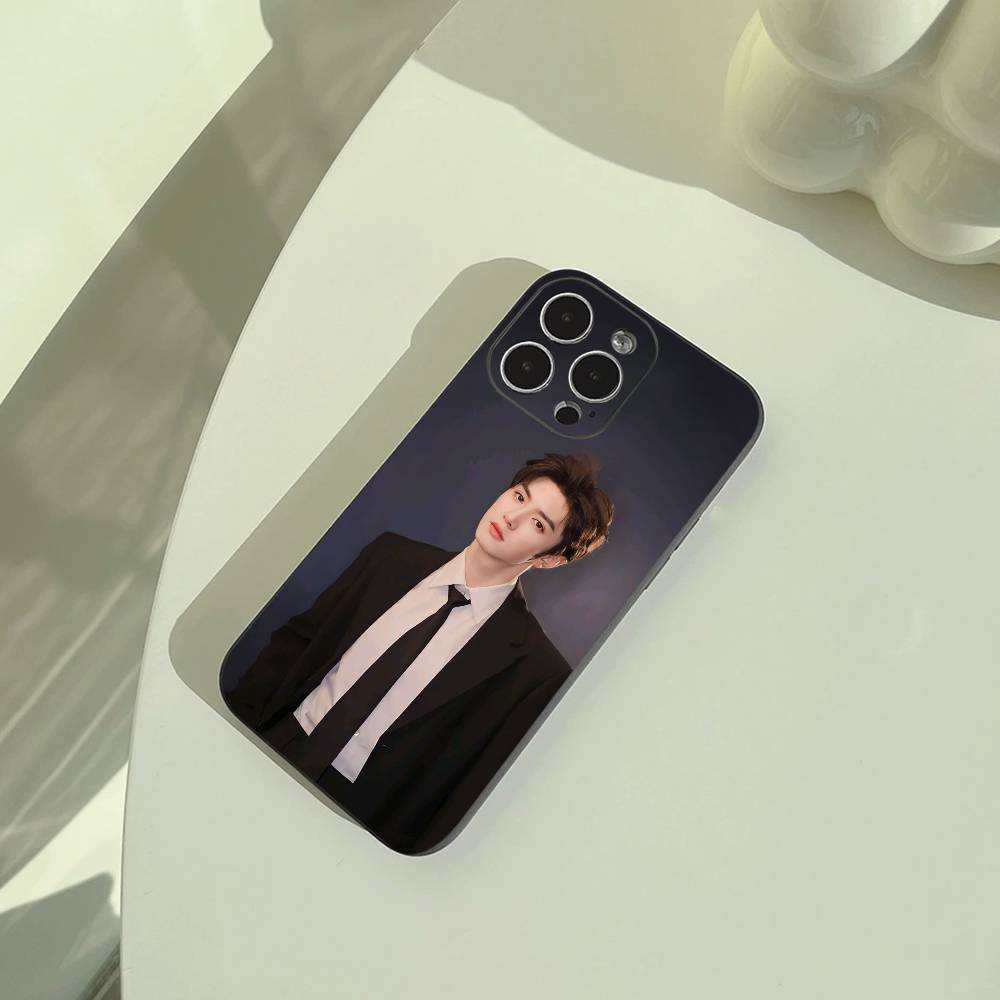 C- Chen Zheyuan-Actor Phone Case For iPhone 17,16,15,14,13,12,11 Pro Max, Lightweight and Practical Soft Black Cover
