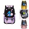 Fashionable Color Blocked Stitch Pattern Student Large Capacity Backpack For Travel And School Use
