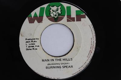 7-Zoll-Single BURNING SPEAR - Man In The Hills none Wolf 1976 Jamaika Reggae, Ska & Dub Gebraucht