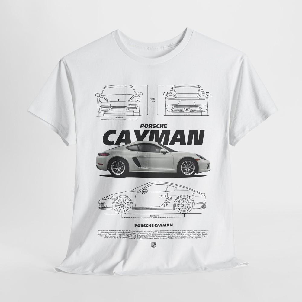 Ultimate Men s T-Shirt: Trendy Cayman Art - Stylish Car Enthusiast Must-Have! Unisex T-Shirt XXL