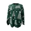 Women's Casual  Knitted Long Sleeve Pullover Sweater Knitted Top Christmas