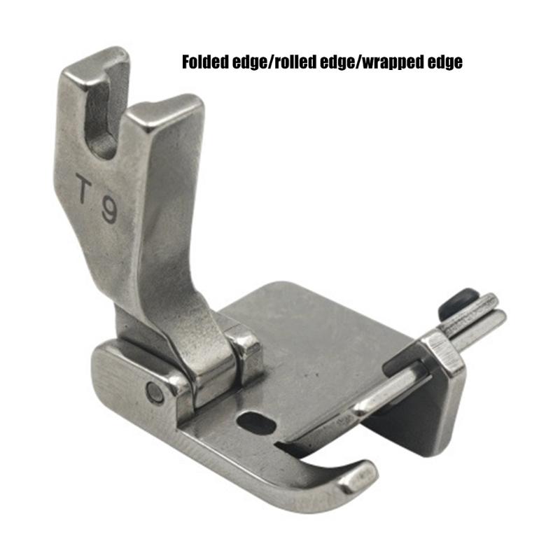 Heavy Duty Metal Presser Foot Adjustable Sewing Flat Car Presser Foot Hemming Presser Foot For Industrial Sewing Machine