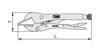 TONE Grip Pliers Set for Sheet Metal Work VPM-2002S