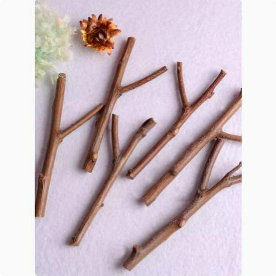 Handmade Natural Twigs & Branches DIY Decorations - Forest Style Environmental Materials for Kindergarten Crafts.