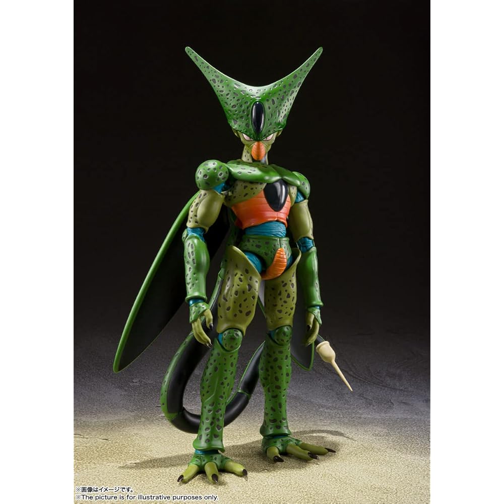 TAMASHII NATIONS S.H.Figuarts Dragon Ball Z Cell Erste Form (Neuauflage) Ungefähr 170mm PVC & ABS Bemalte Bewegliche Figur