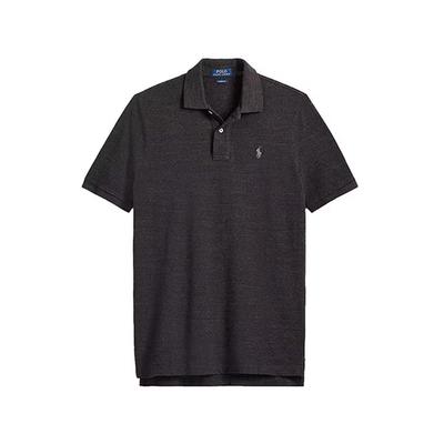 Polo SS22 Jednolity Kolor Koszulka Polo z Krótkim Rękawem Męskie topy Czarny 710557751-053