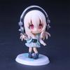 10CM Anime SUPER SONICO Figure Five Models Stand Animation Model Toys Gifts Collection Decoration Ornaments PVC