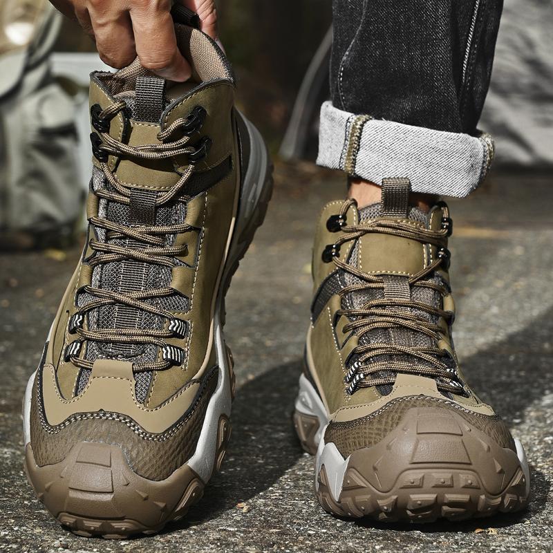 Scarponcini da Trekking Comodi da Uomo Sneakers Casual Scarpe da Passeggio Quotidiano da Viaggio Calzature da Trekking alla Moda Scarpe in Mesh Leggere