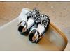 2026 Spring/Summer Girls' Korean Style Elegant Princess Shoes with Rhinestone Bow and Soft Sole