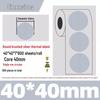 Silver Thermal Adhesive Printable Food Label
