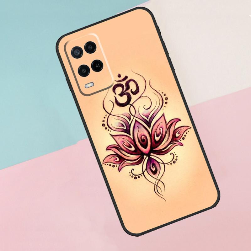 OM Yoga GOA Zen Symbol For Oppo A18 A38 A78 A98 A96 A58 A17 A77 A80 A40 A60 A16 A76 A74 A94 A54 A15 A57S Phone Case