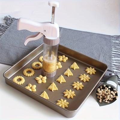 1 set-Spremi biscotti - perfetto per fare piccoli biscotti - include pistole spremi in plastica e accessori - utensili da cucina di base