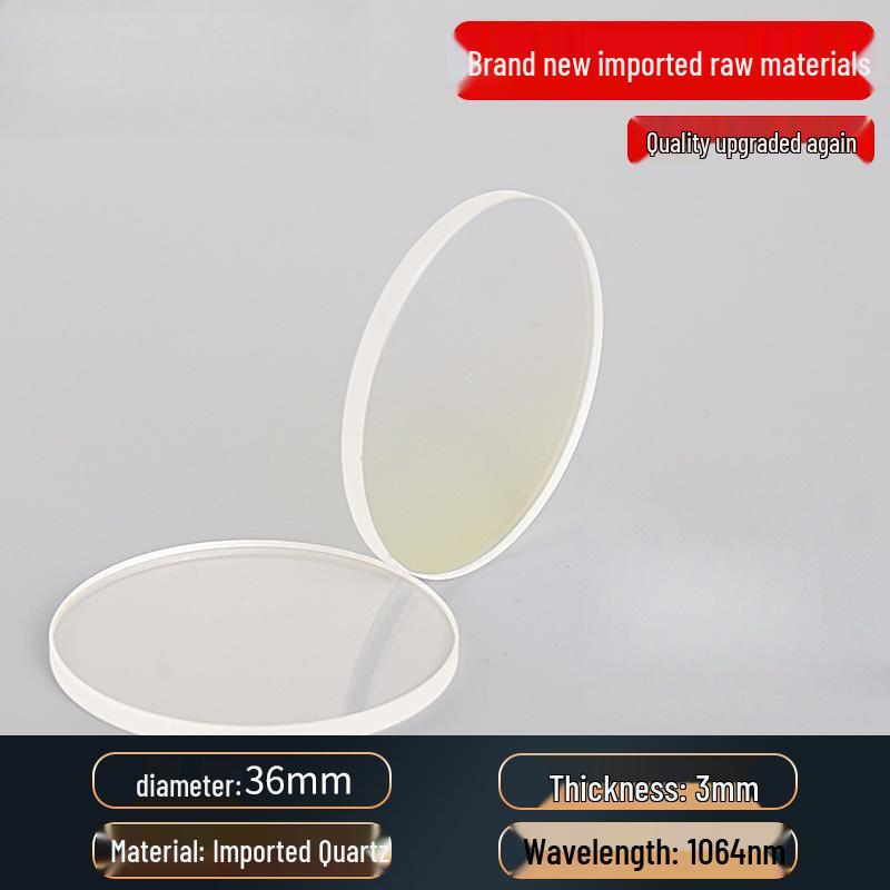 Handheld Welding Machine with Laser Protective Quartz Lenses: 30*5, 37*7, 18*2 Sizes