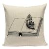 Cute Letter Print Pillow Case Square Cushion Cover Decorative For Sofa Bedroom Living Room Seat Car Office Home Decor