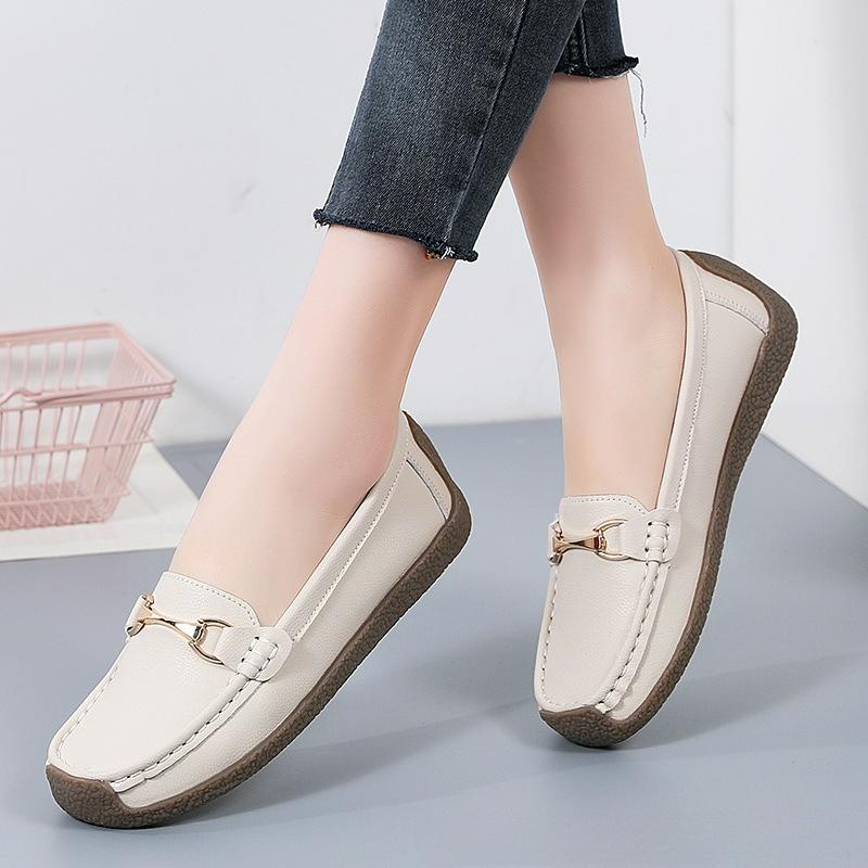 Plus Size Four Seasons Single Shoes Women's Fashion Flat Peas Shoes Women's Casual Shoes
