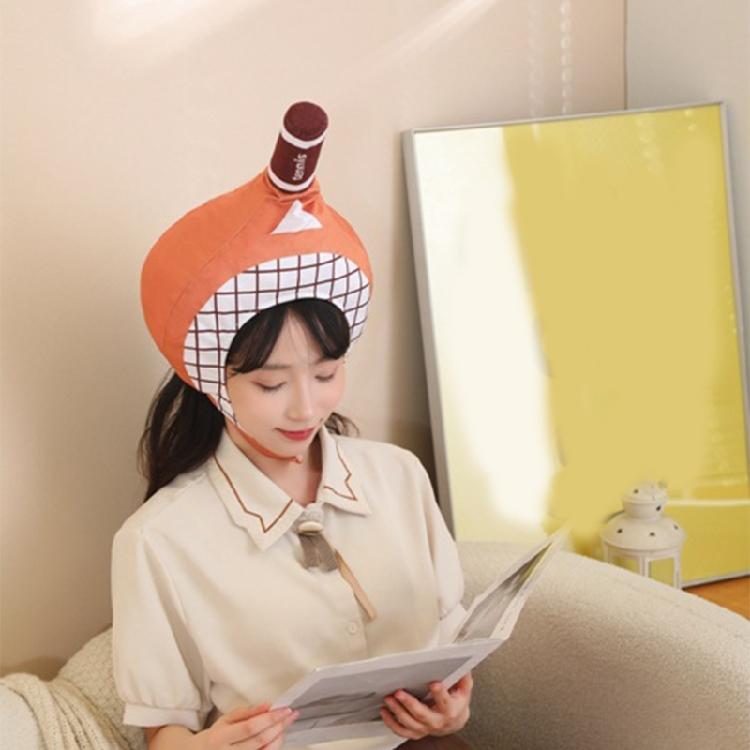Funny Adult Stuffed Tennis Racket Shape Hat Christmas Headwear Women Teen Carnivals Party Gift Birthday Christmas Hat