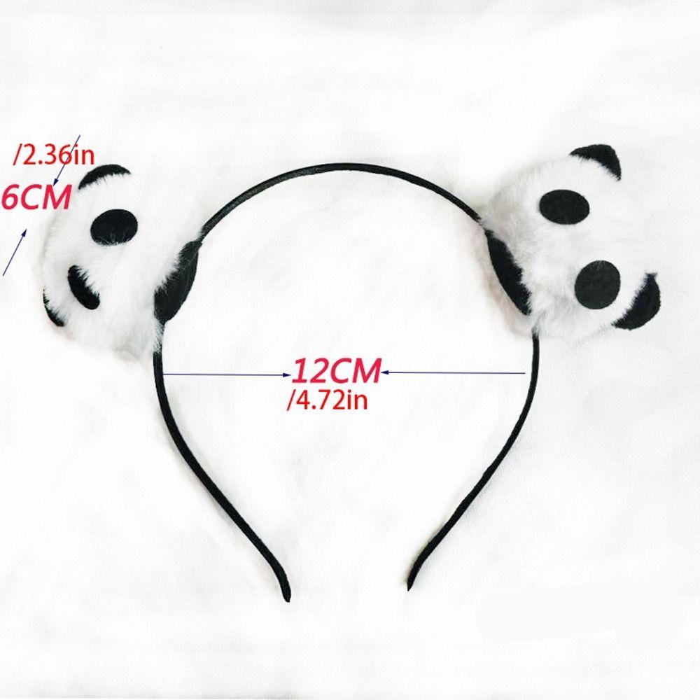 Animal Doll Plush Hair Band Chinese Style Hair hoop Sweet Panda Headband  Streetwear