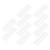 240pcs Nail Swatch Sticks Transparent Nail Art Polish Display Tips Manicure SuppliesLong Trapezoid